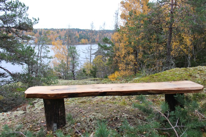 Rastbänk Kiholmsristningen
